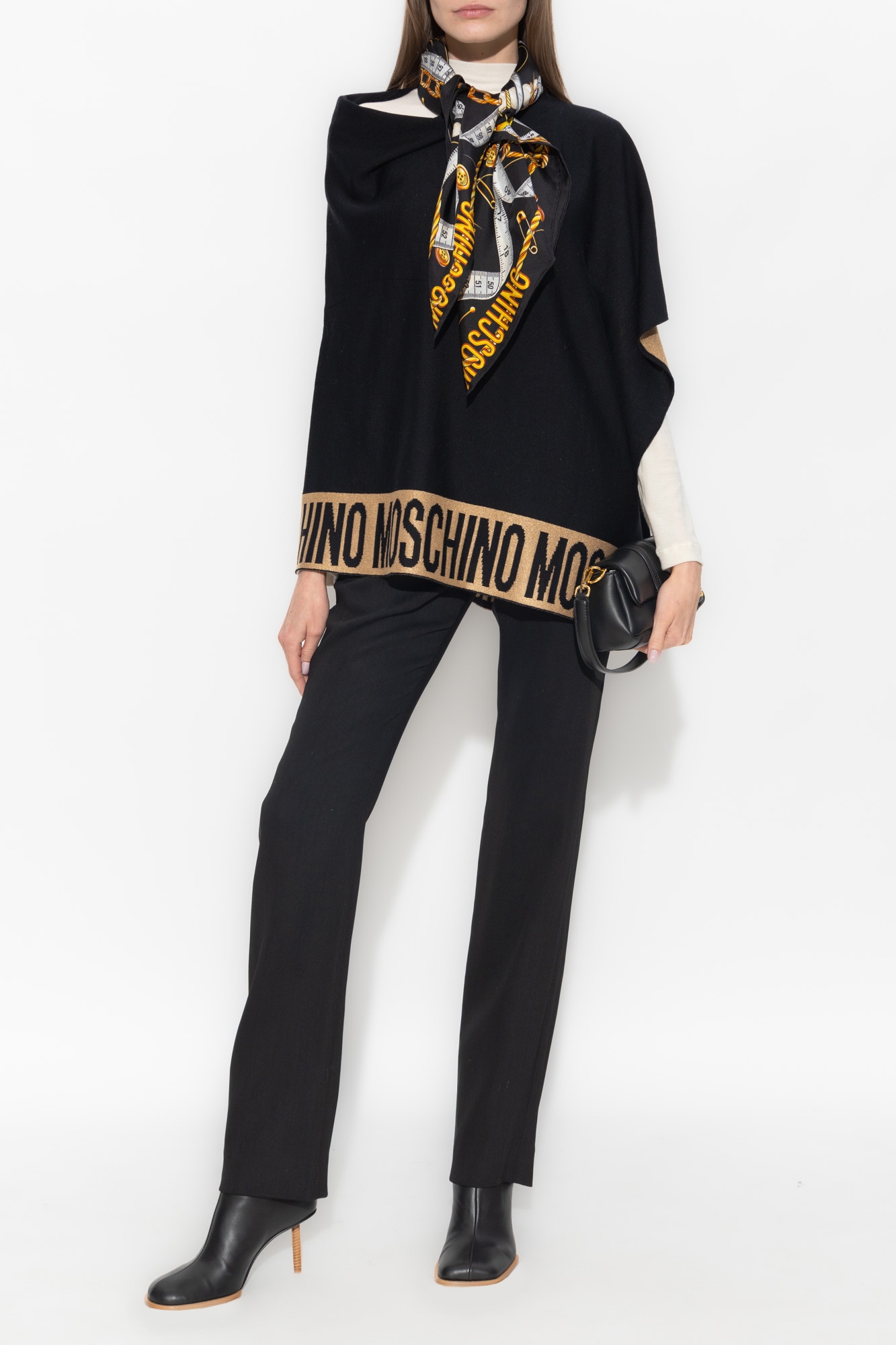 Moschino poncho discount wool